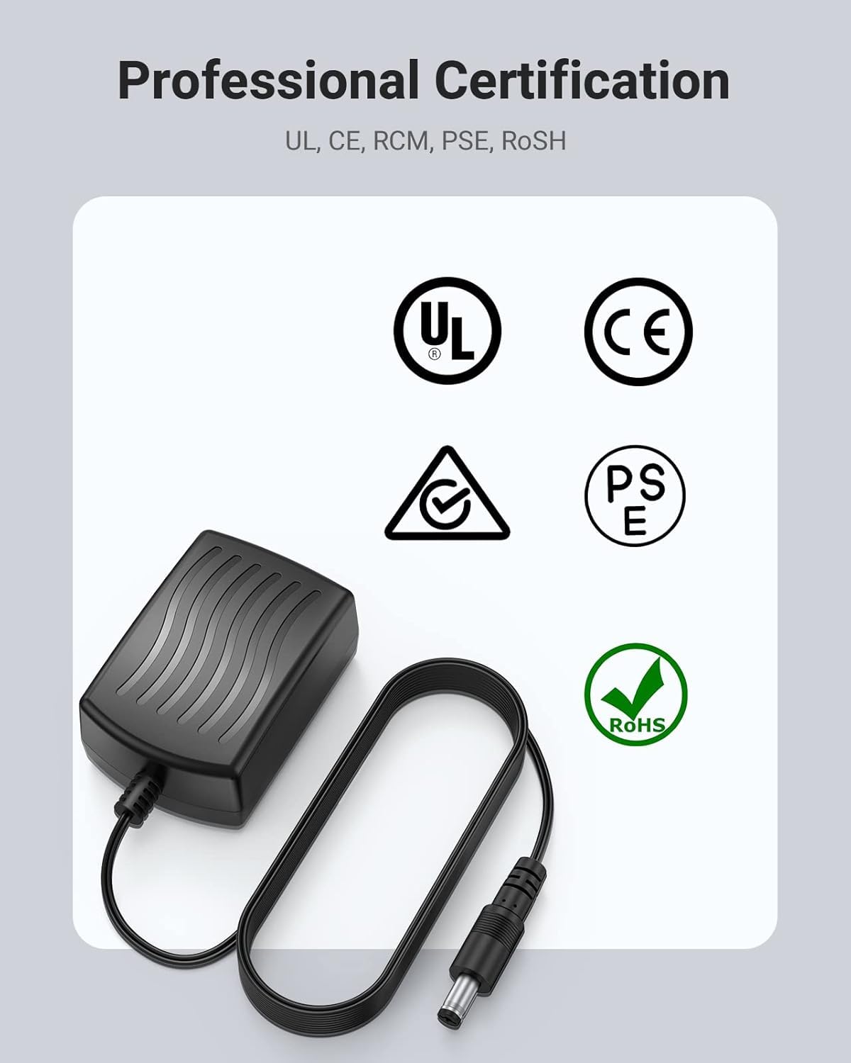 ANNKE 12V2A CCTV Camera Power Supply with DC Connector for DVR Security Camera System - Image 6