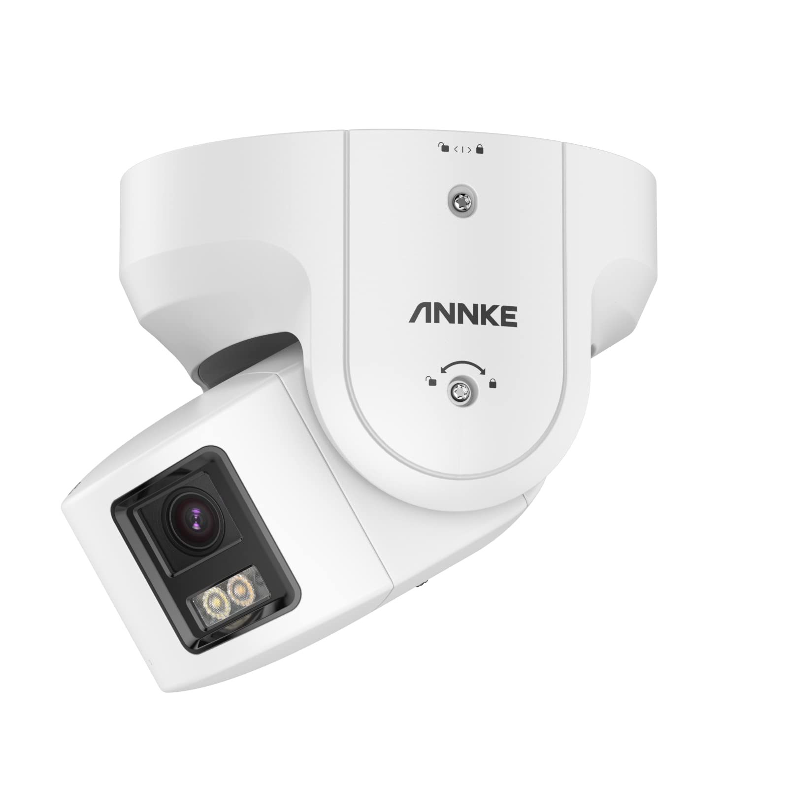 ANNKE NCD800 4K Outdoor PoE Camera, Dual Lens Security IP PoE Camera with AI Detection, 180° Panoramic Angle, Color Night Vision, Strobe Light and Audible Warning, Built-in MicroSD Card Slot - Image 4