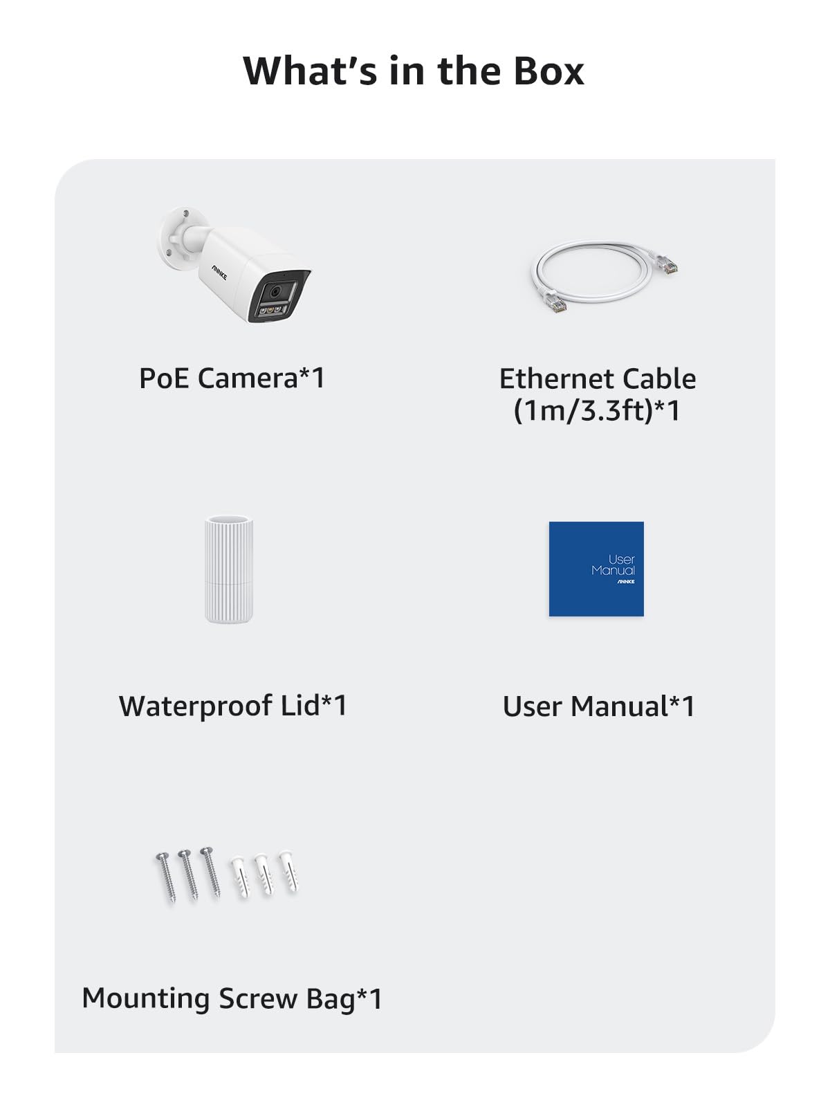 ANNKE Security 4K 8MP PoE Camera, Surveillance Outdoor AI IP Cam with Mic/Audio, AI Human/Vehicle Detection, Smart Dual Light, IP67, H.265+, Up to 512GB Storage, 4mm Lens, Color Night Vision - Image 5