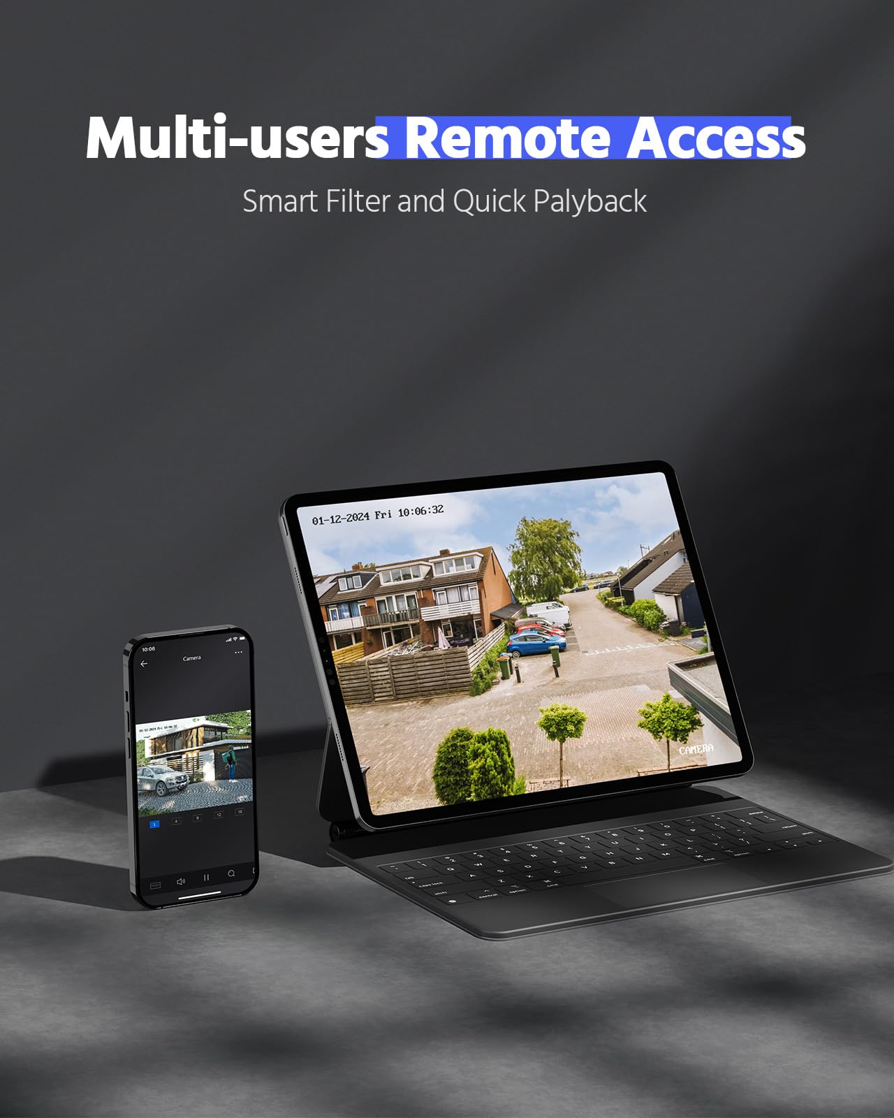 ANNKE Ultra HD 4K 8MP PoE Camera with Mic, Optical Zoom IP Camera with 2.8mm～12mm Lens, Color Night Vision, Smart Dual Light, Human&Vehicle Detection, Up to 512GB Storage, IP67 & IK08 Vandal-Proof - Image 7